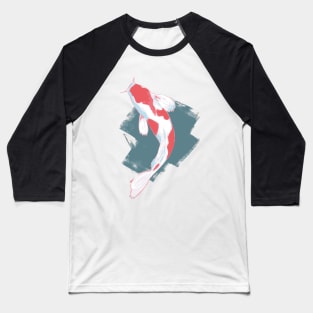 Koi fish digital design Baseball T-Shirt